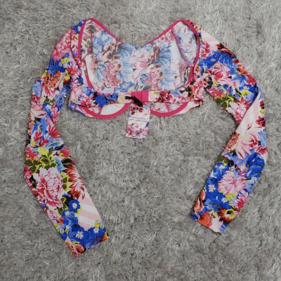 VICTORIA’S SECRET X MARY KATRANTZOU CROP TOP - Picture 2 of 3